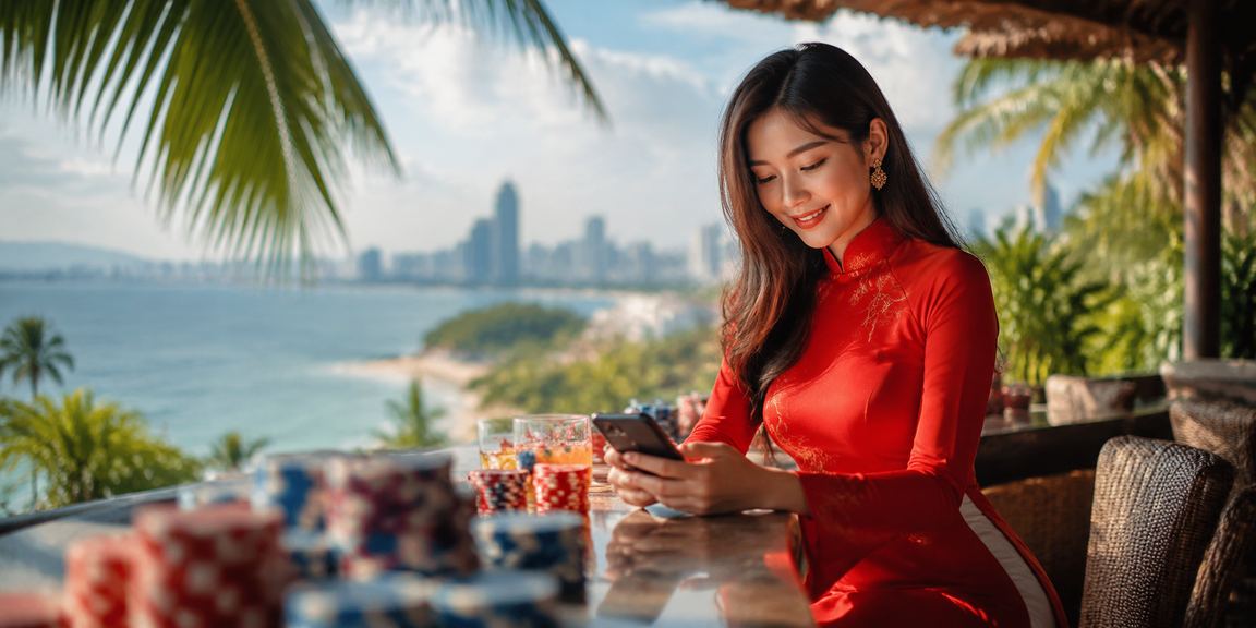 Thiết bị Android đang hiển thị giao diện cá cược trực tuyến tại Việt Nam